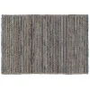 Discount MyMobel Alfombra natural-azul yute-algodón 230 x 160 cm