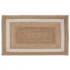 Sale MyMobel Alfombra natural-blanco yute decoración 290 x 200 cm