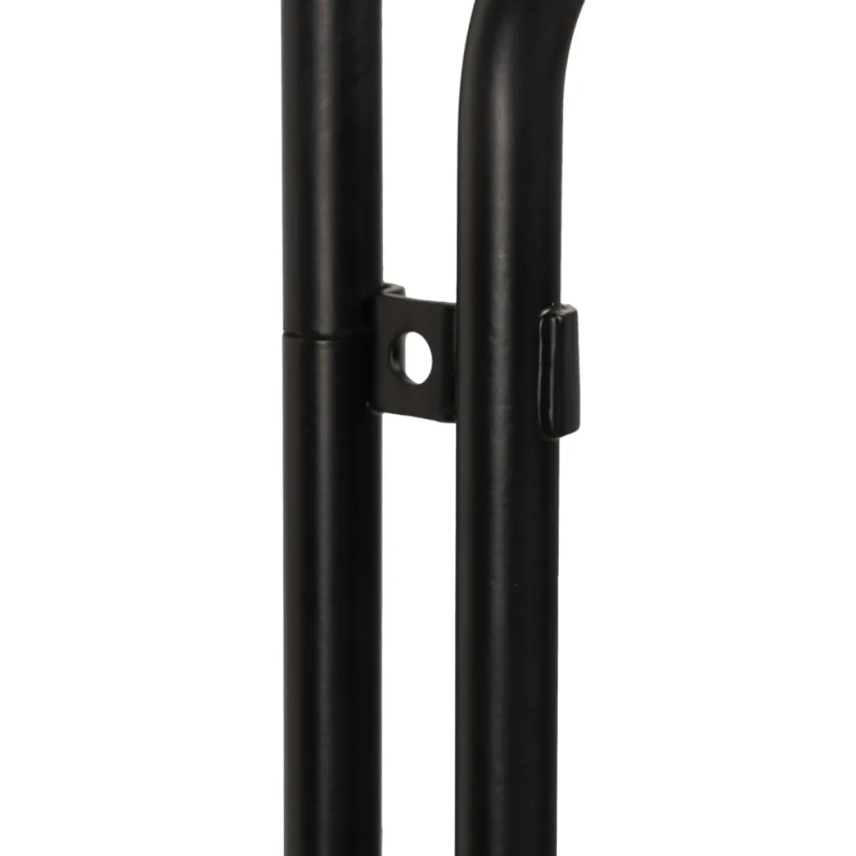 Clearance MyMobel Aplique pared negro metal-tejido moderno 25 x 37 x 60 cm