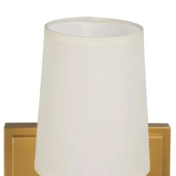 Hot MyMobel Aplique pared oro metal-tejido moderno 58 x 20 x 31,50 cm