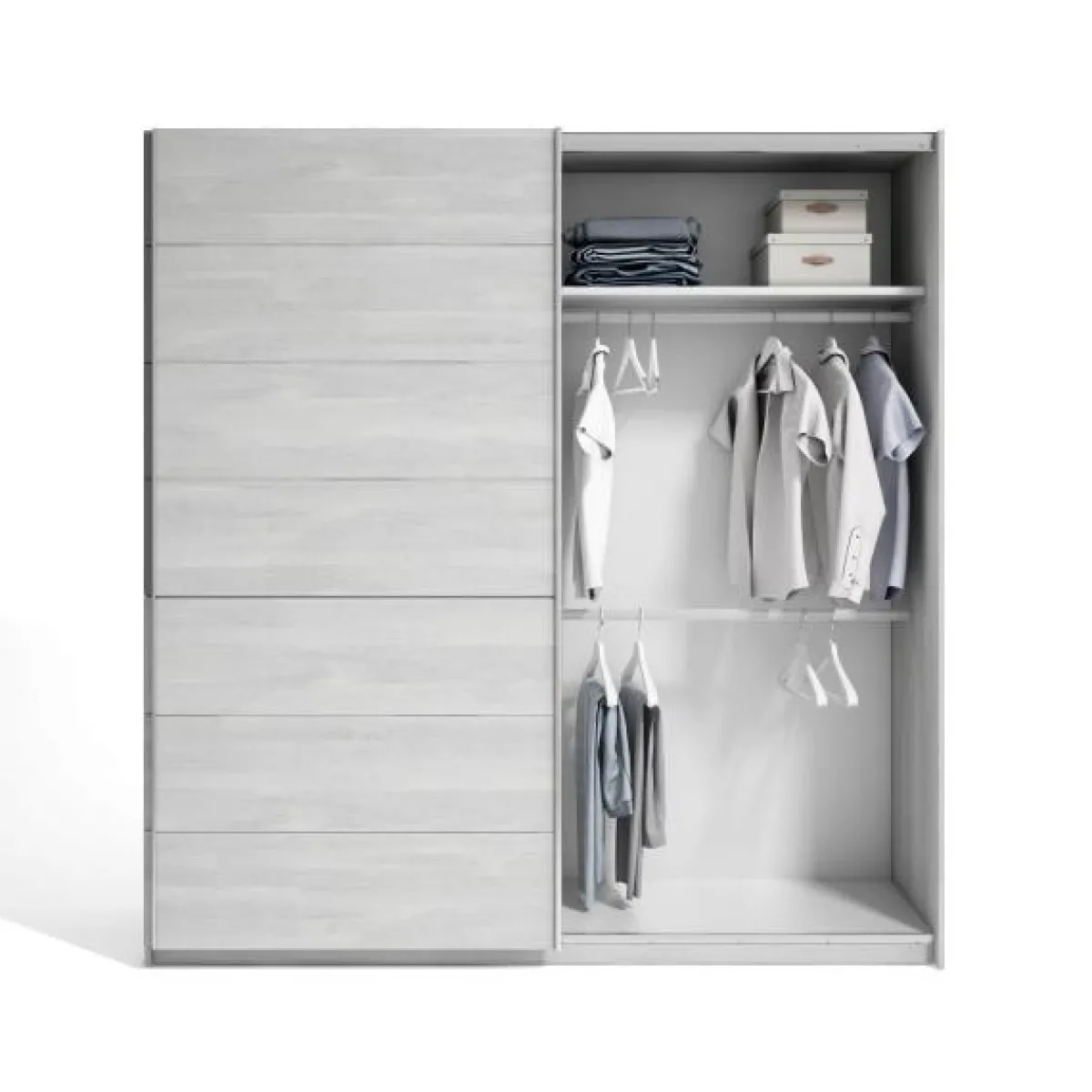 Outlet MyMobel Armario de puertas correderas gris EMEROT