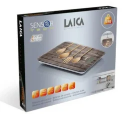 New MyMobel BALANZA COCINA LAICA KS5010N 10KG ELECT.MADERA CUCHARAS