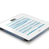 Hot MyMobel BASCULA LAICA PS1074 30x30 CRISTAL 150KG RAYAS AZULES