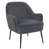 Clearance MyMobel Butaca AMUR Gris/pata negra