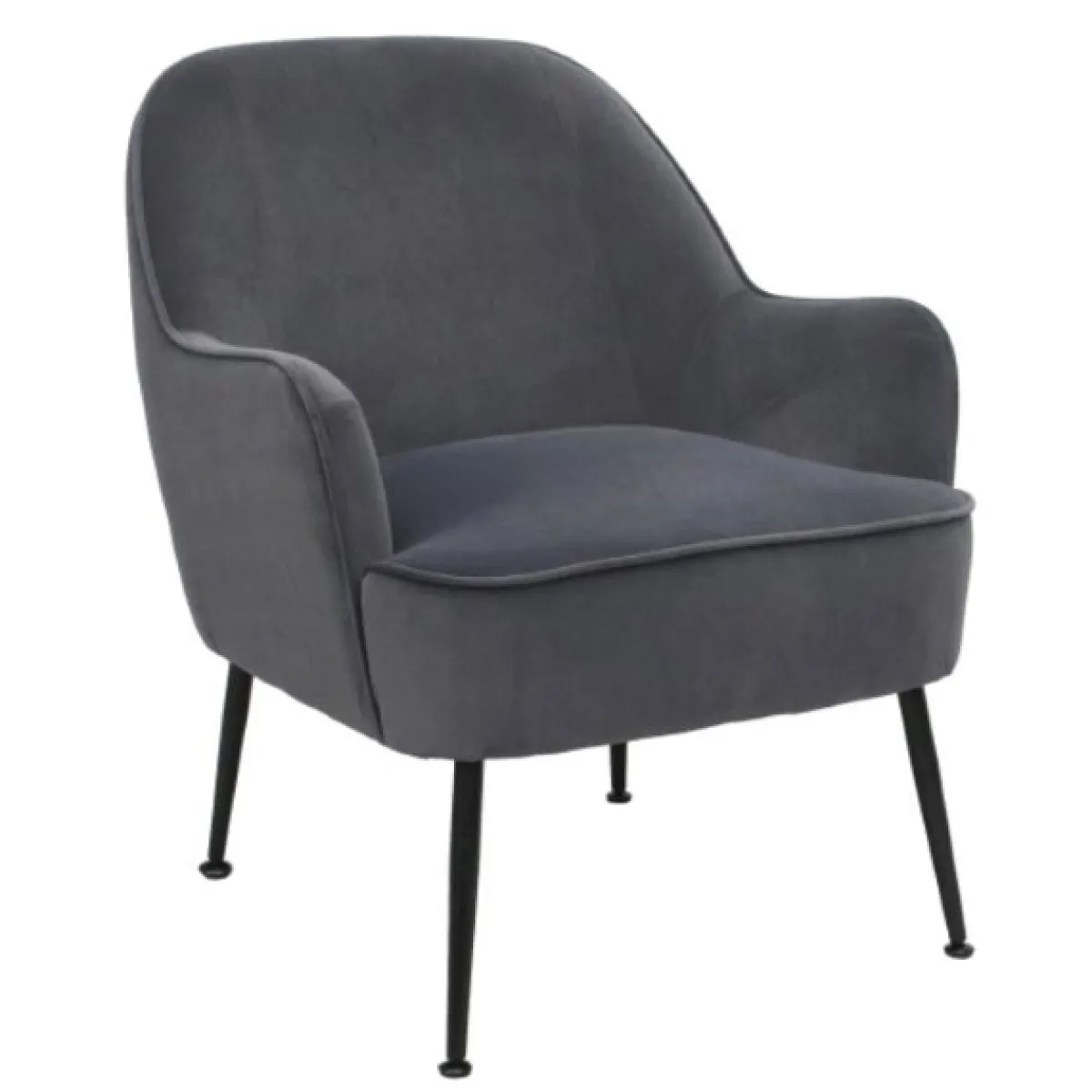 Clearance MyMobel Butaca AMUR Gris/pata negra
