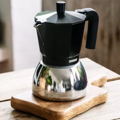 Best MyMobel CAFETERA ITALIANA MONIX M863006 INDUCTION INOX 6 TAZAS BLACK