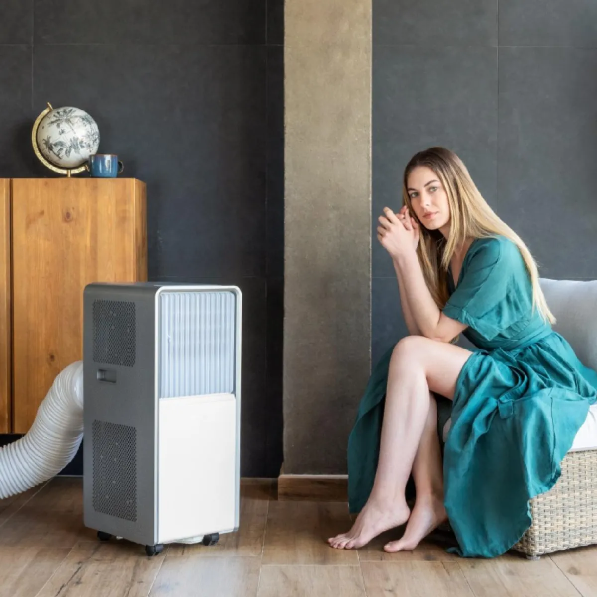 Online MyMobel Cecotec Aires acondicionados portátiles ForceClima 12850 Style Heating Connected