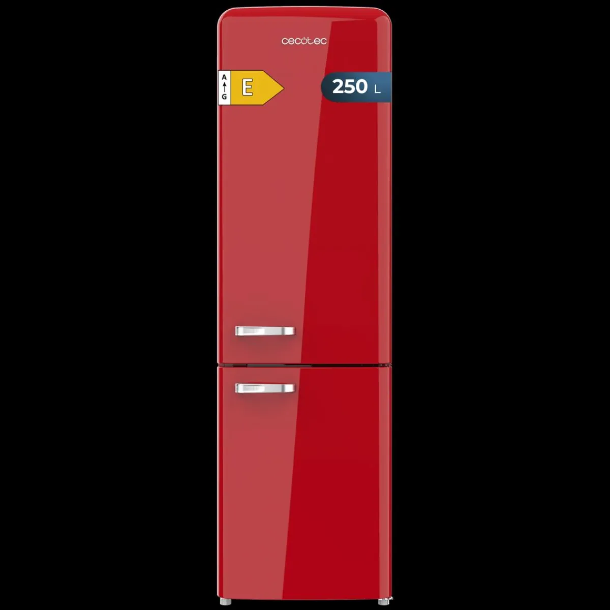 Online MyMobel Cecotec Frigoríficos retro Bolero CoolMarket Combi Origin 250 NF Red E