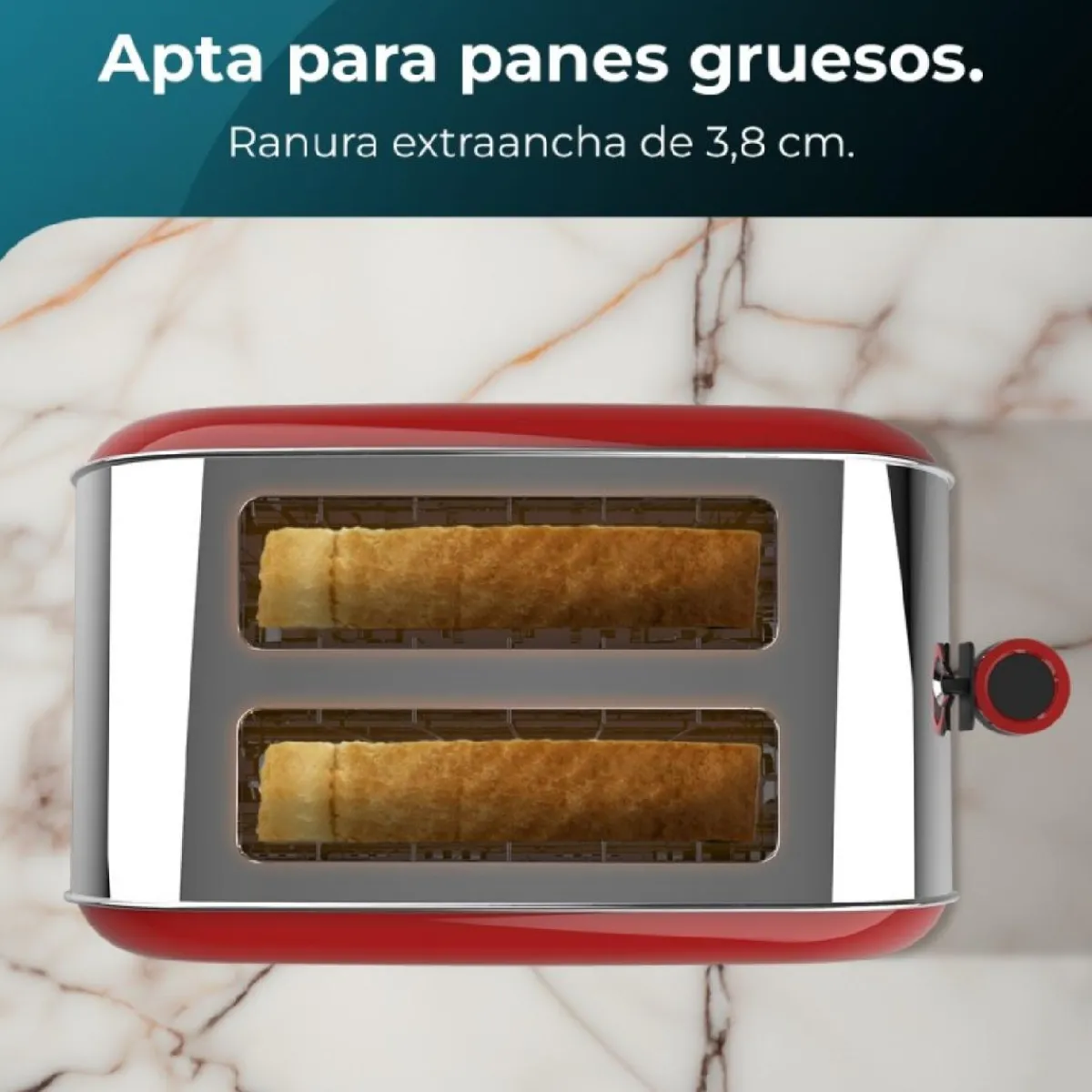Online MyMobel Cecotec Tostadores verticales Tostador vertical Toastin time 850 Red