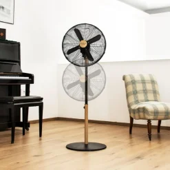 New MyMobel Cecotec Ventiladores de pie Ventilador de pie EnergySilence 600 Woodstyle