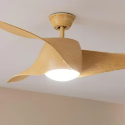 Sale MyMobel Cecotec Ventiladores de techo con luz EnergySilence Aero 5290 LightWood