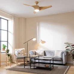 Sale MyMobel Cecotec Ventiladores de techo con luz EnergySilence Aero 5290 LightWood