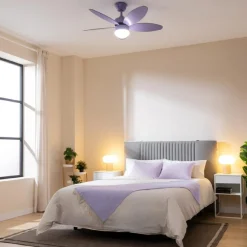 Best MyMobel Cecotec Ventiladores de techo con luz EnergySilence Aero 4260 Full Purple