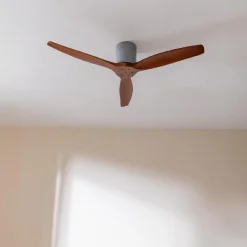 Hot MyMobel Cecotec Ventiladores de techo sin luz EnergySilence Aero 5500 Aqua IronDarkWood Connected
