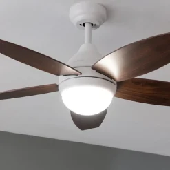 Clearance MyMobel Cecotec Ventiladores de techo con luz EnergySilence Aero 4200 White&DarkWood