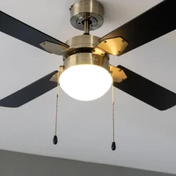 Clearance MyMobel Cecotec Ventiladores de techo con luz EnergySilence Aero 450 GoldBlack
