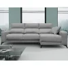 Fashion MyMobel Chaise longue KARLON Gris
