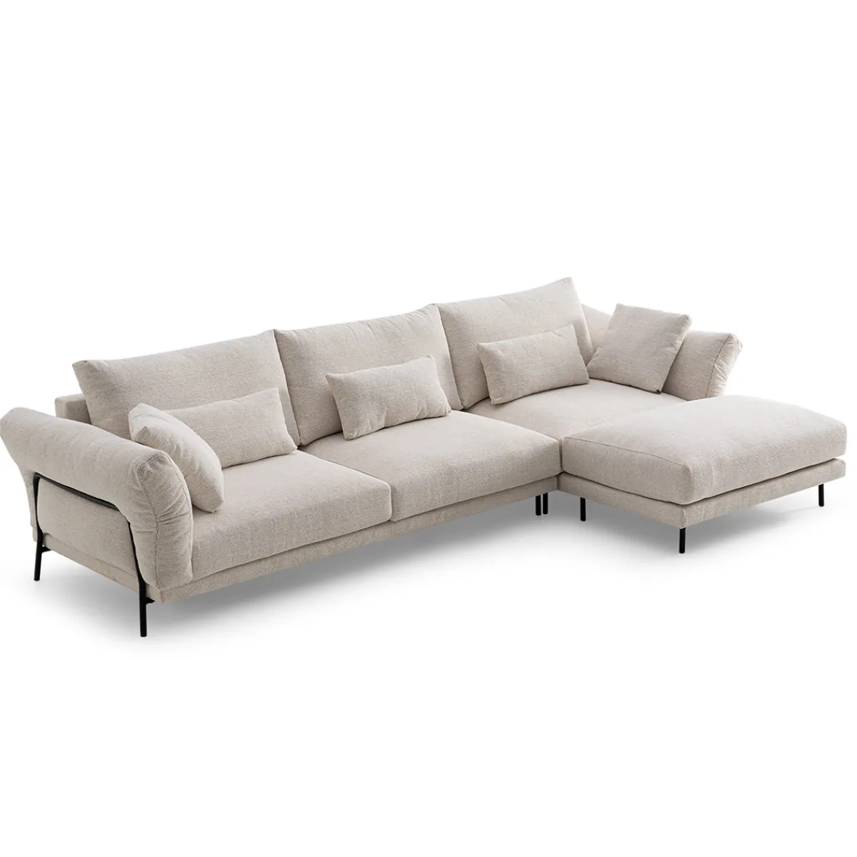 Sale MyMobel Chaiselongue AMIL Derecha vista de frente