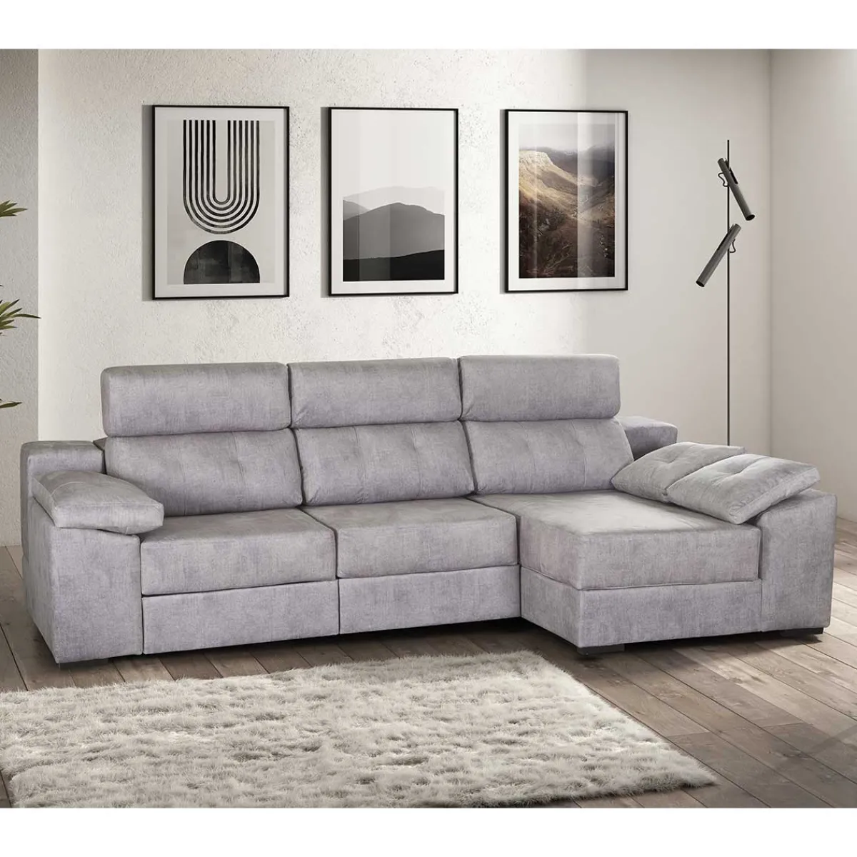 Online MyMobel Chaiselongue HELOX Derecha vista de frente