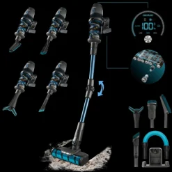 Hot MyMobel ESCOBA CECOTEC 04465 CONGA ROCKSTAR 11500 ODYSSEY ERGOFLEX 850W AUT.90MIN