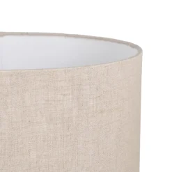 Best MyMobel Lámpara mesa bronce tejido-metal 33 x 33 x 66 cm