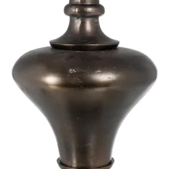 Hot MyMobel Lámpara mesa bronce tejido-metal 38 x 38 x 79 cm