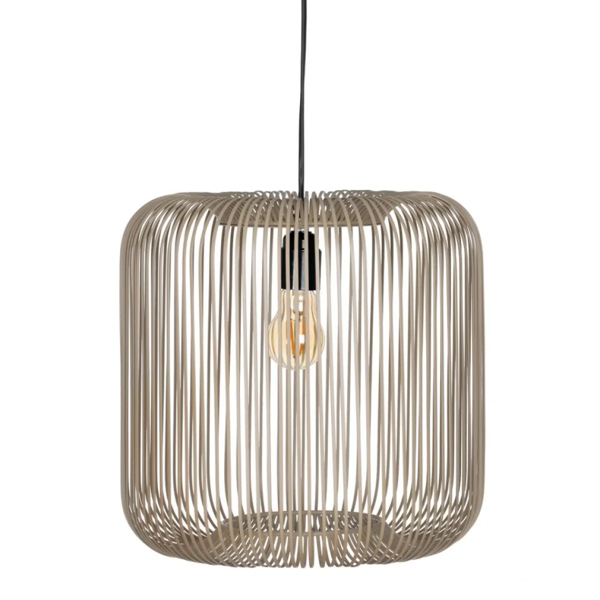 Clearance MyMobel Lámpara techo crema metal iluminación 35 x 35 x 33 cm