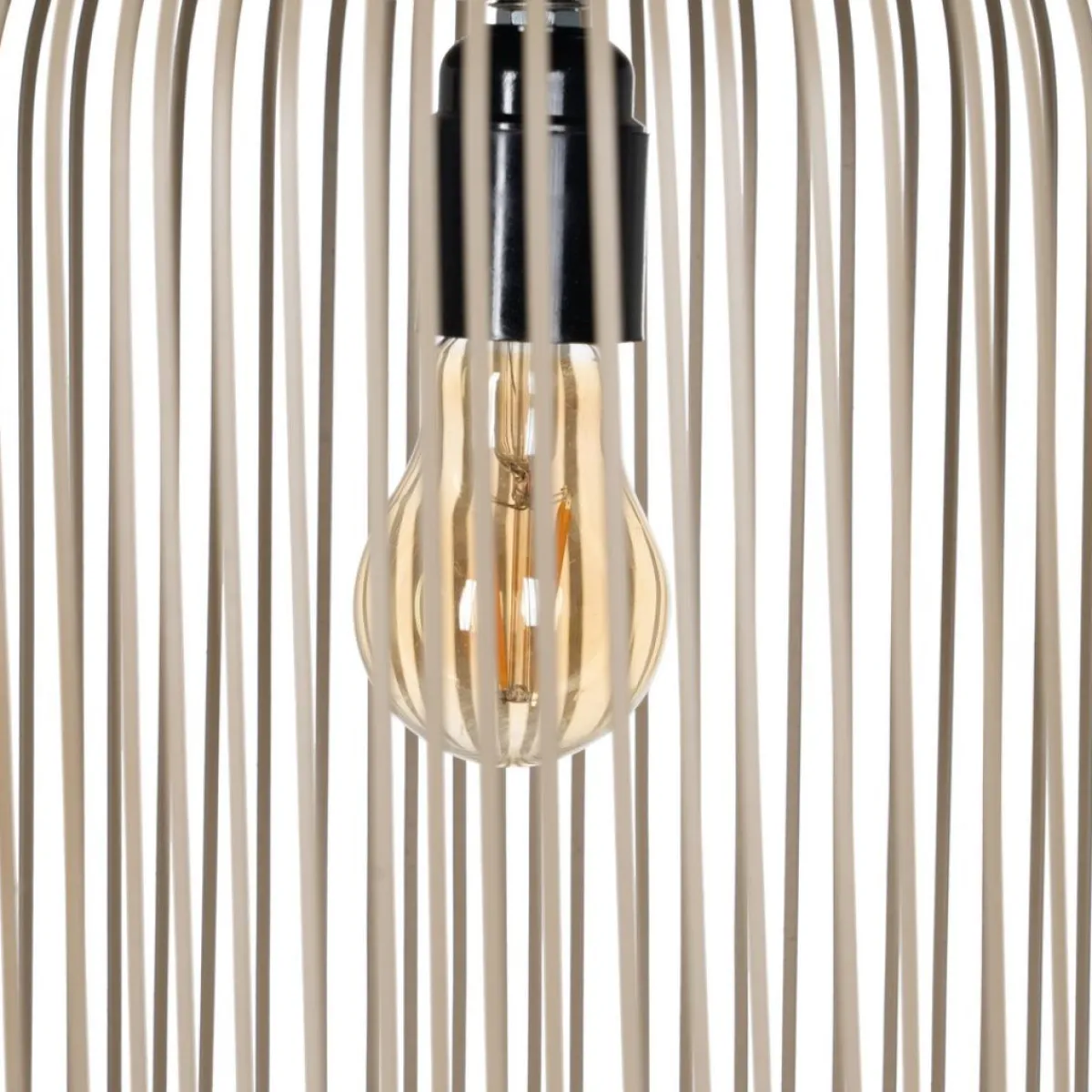 Clearance MyMobel Lámpara techo crema metal iluminación 35 x 35 x 33 cm