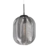 Outlet MyMobel Lámpara techo gris cristal iluminación 26 x 26 x 120 cm