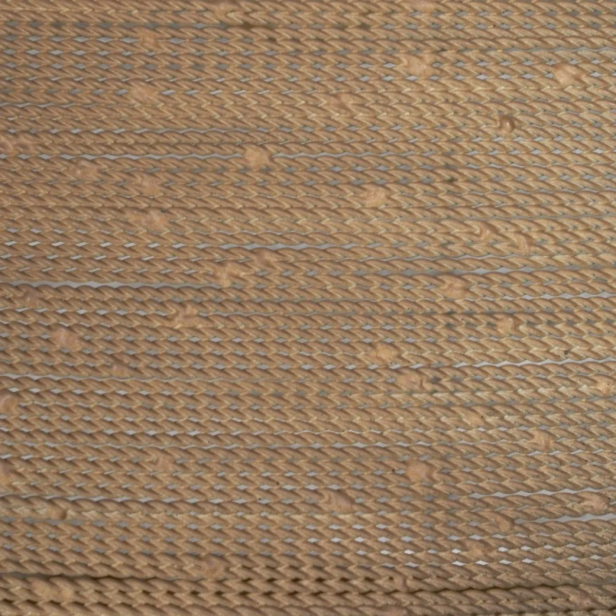Hot MyMobel Lámpara techo metal-fibra natural 38 x 38 x 43 cm