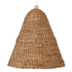 Fashion MyMobel Lámpara techo natural fibra natural 60 x 60 x 65 cm