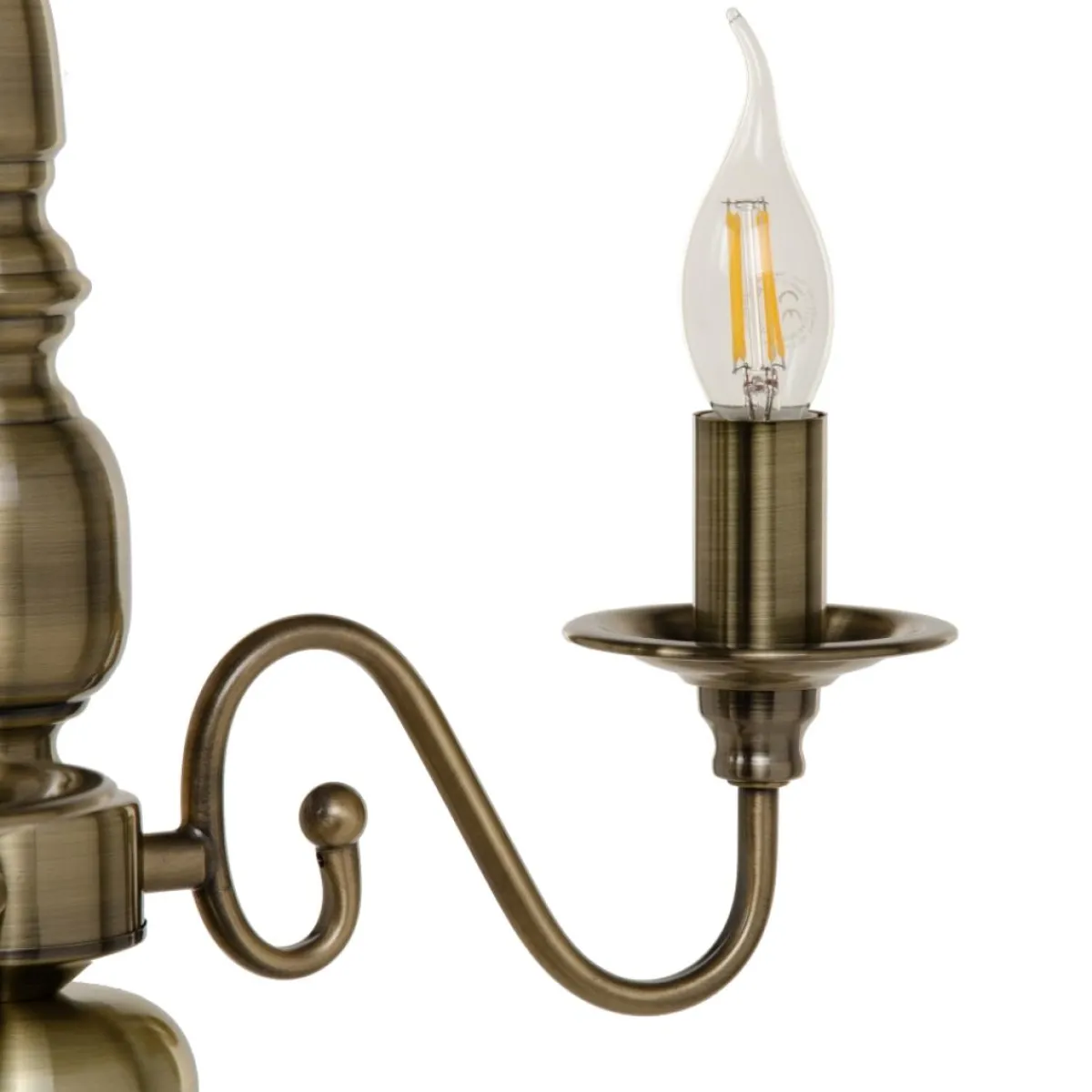 Sale MyMobel Lámpara techo oro viejo metal decoración 38 x 38 x 80,50 cm