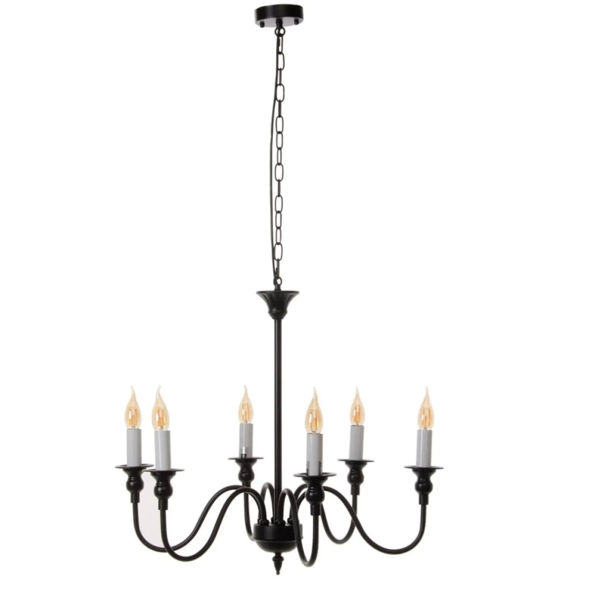 Outlet MyMobel Lámpara techo oro-negro metal 65 x 65 x 49,50 cm
