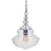 Best MyMobel Lámpara techo plata metal-cristal 28 x 28 x 36 cm 310604811
