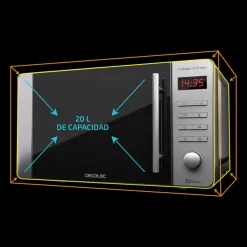 Outlet MyMobel MICROONDAS CECOTEC 01535 PROCLEAN 5110 20L C-GRILL INOX