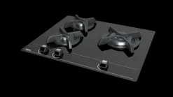 Hot MyMobel PLACA GAS TEKA GBC63010 3F C-WOK BUTANO 60CM CRIST.NGO 112580001