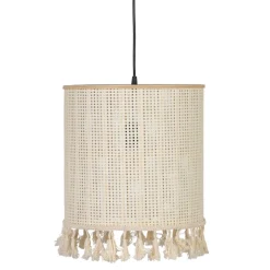 Hot MyMobel S-2 lámpara techo natural fibra natural 33 x 33 x 33 cm
