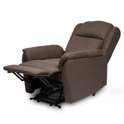 Discount MyMobel Sillón relax eléctrico DOM Tela chocolate