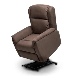 Discount MyMobel Sillón relax eléctrico DOM Tela chocolate