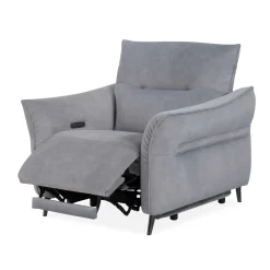 Clearance MyMobel Sillón relax eléctrico VENTURA Gris Oscuro