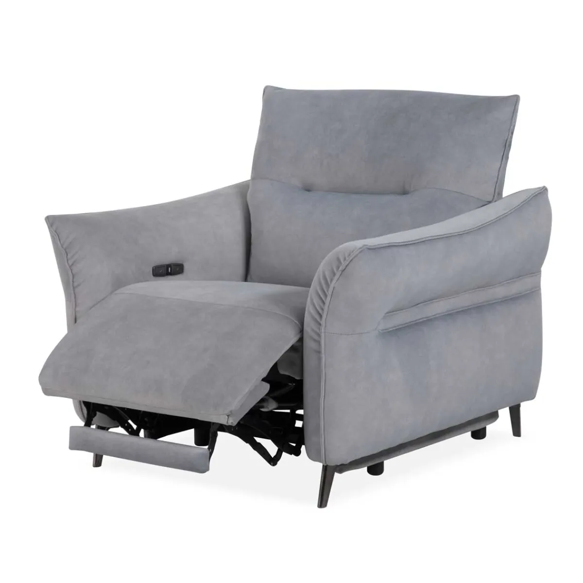 Clearance MyMobel Sillón relax eléctrico VENTURA Gris Oscuro