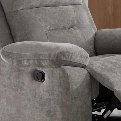 Best MyMobel Sillon relax manual tela gris modelo EVERLY