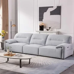 Best MyMobel Sofá 3 plazas EVAN Gris Claro