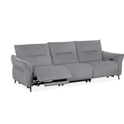 Discount MyMobel Sofá 3 plazas modelo VENTURA Gris Oscuro