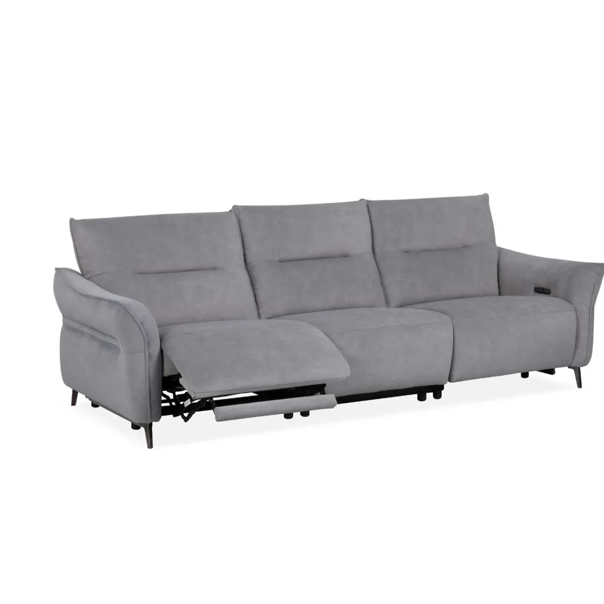 Discount MyMobel Sofá 3 plazas modelo VENTURA Gris Oscuro