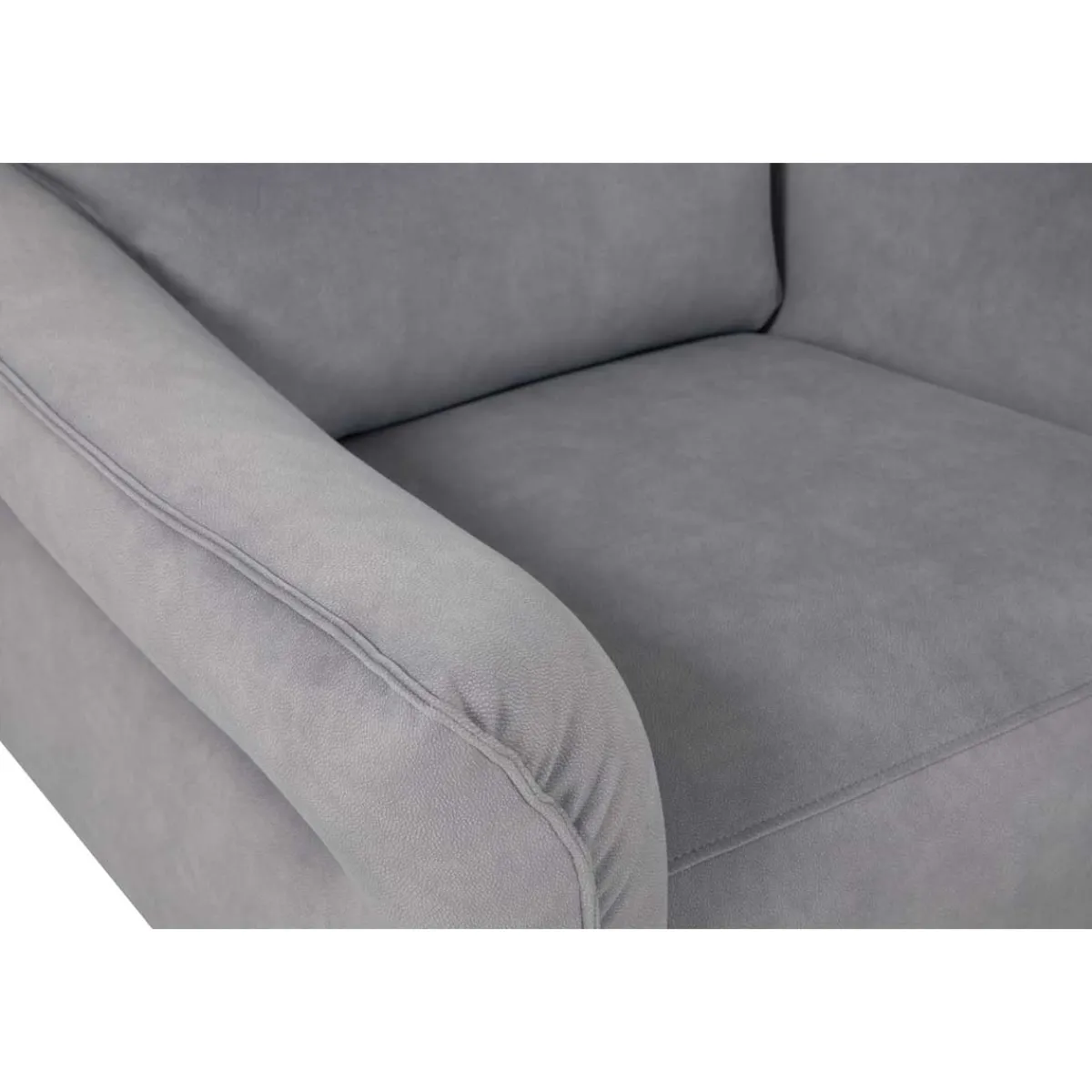 Discount MyMobel Sofá 3 plazas modelo VENTURA Gris Oscuro