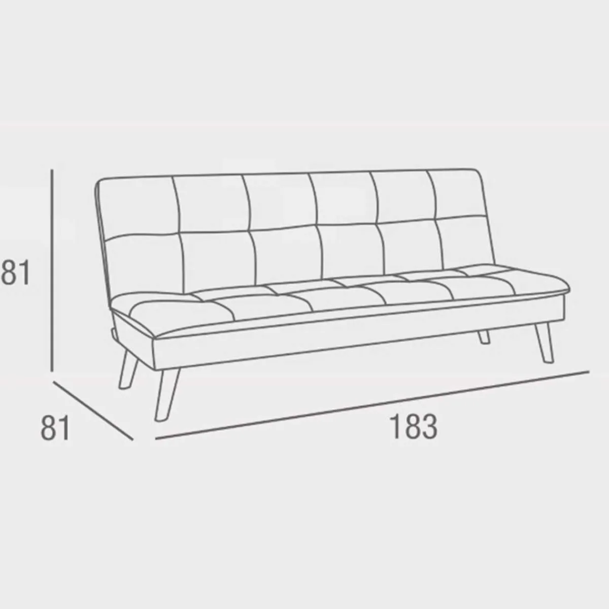 Fashion MyMobel sofá cama PRIA VERDE