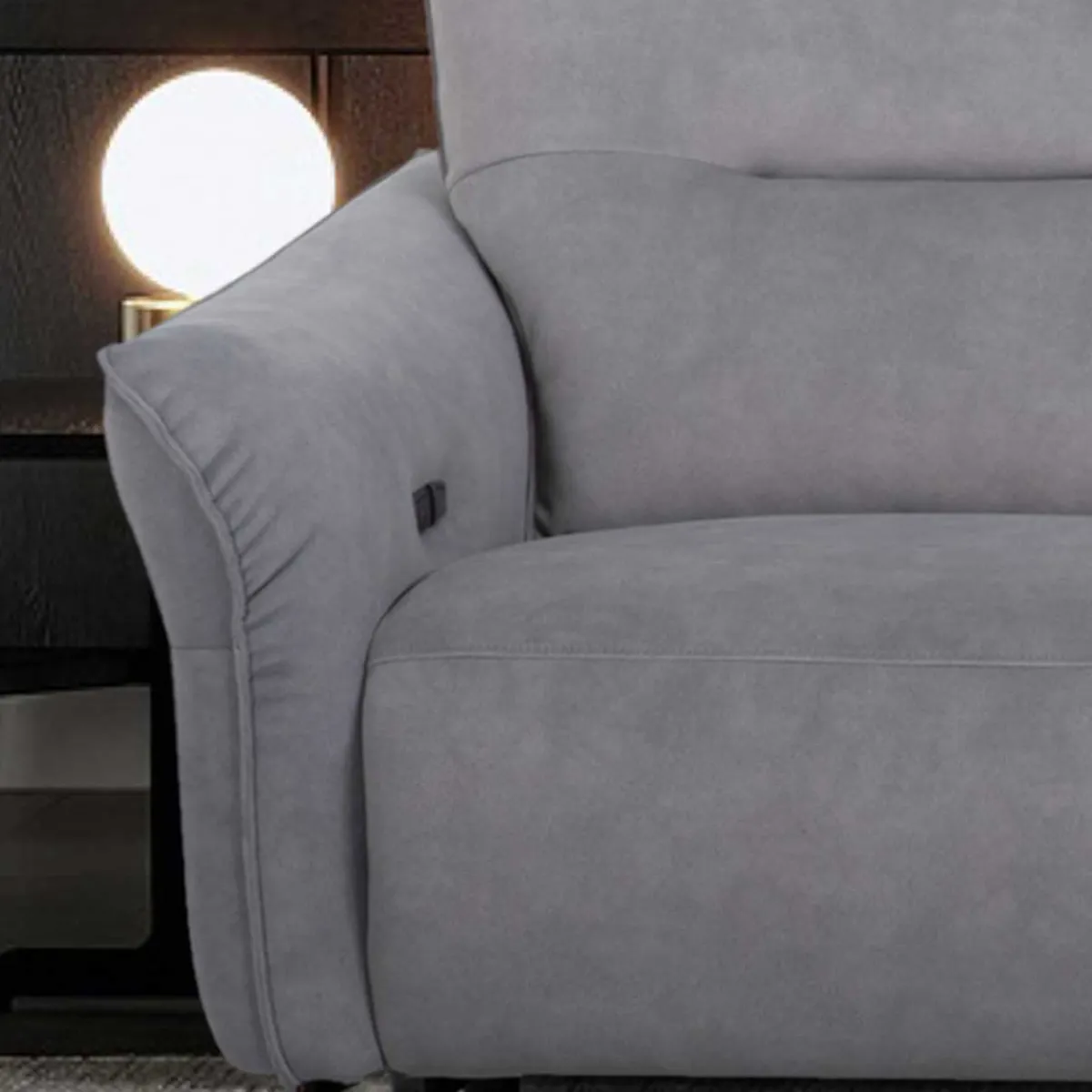 Sale MyMobel Sofá de dos plazas VENTURA Gris Oscuro