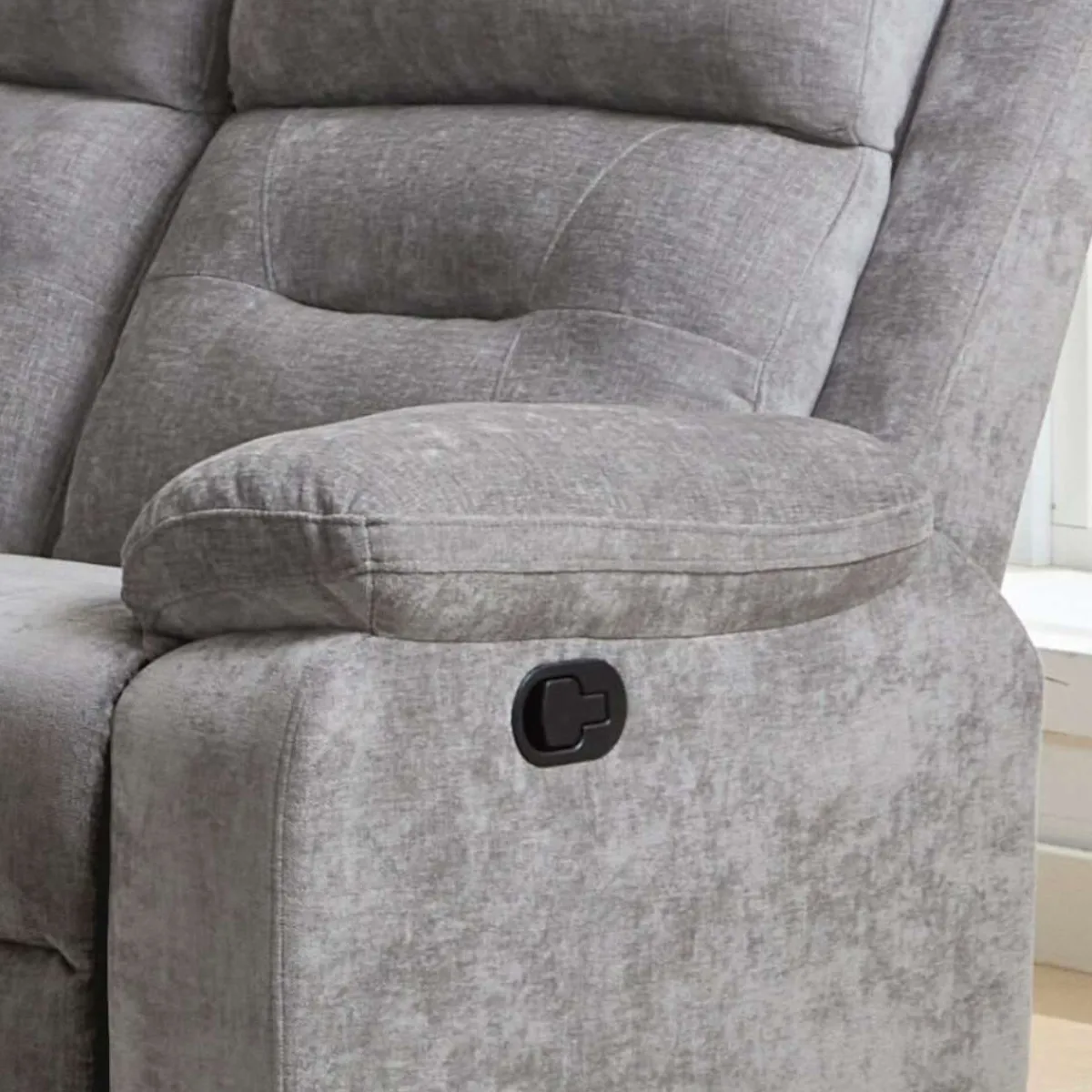 Online MyMobel Sofa 2 plazas relax manual tela gris modelo EVERLY
