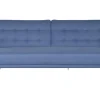Fashion MyMobel Sofa cama eucalipto metal 203x87x81 azul
